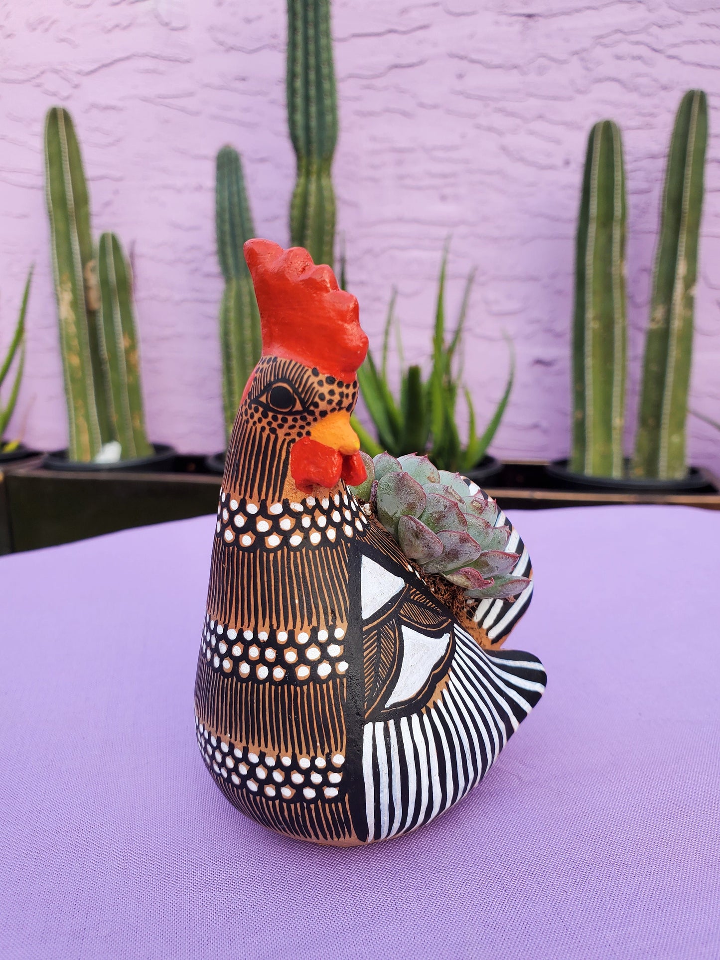 ONE 4 inch Rooster Planter