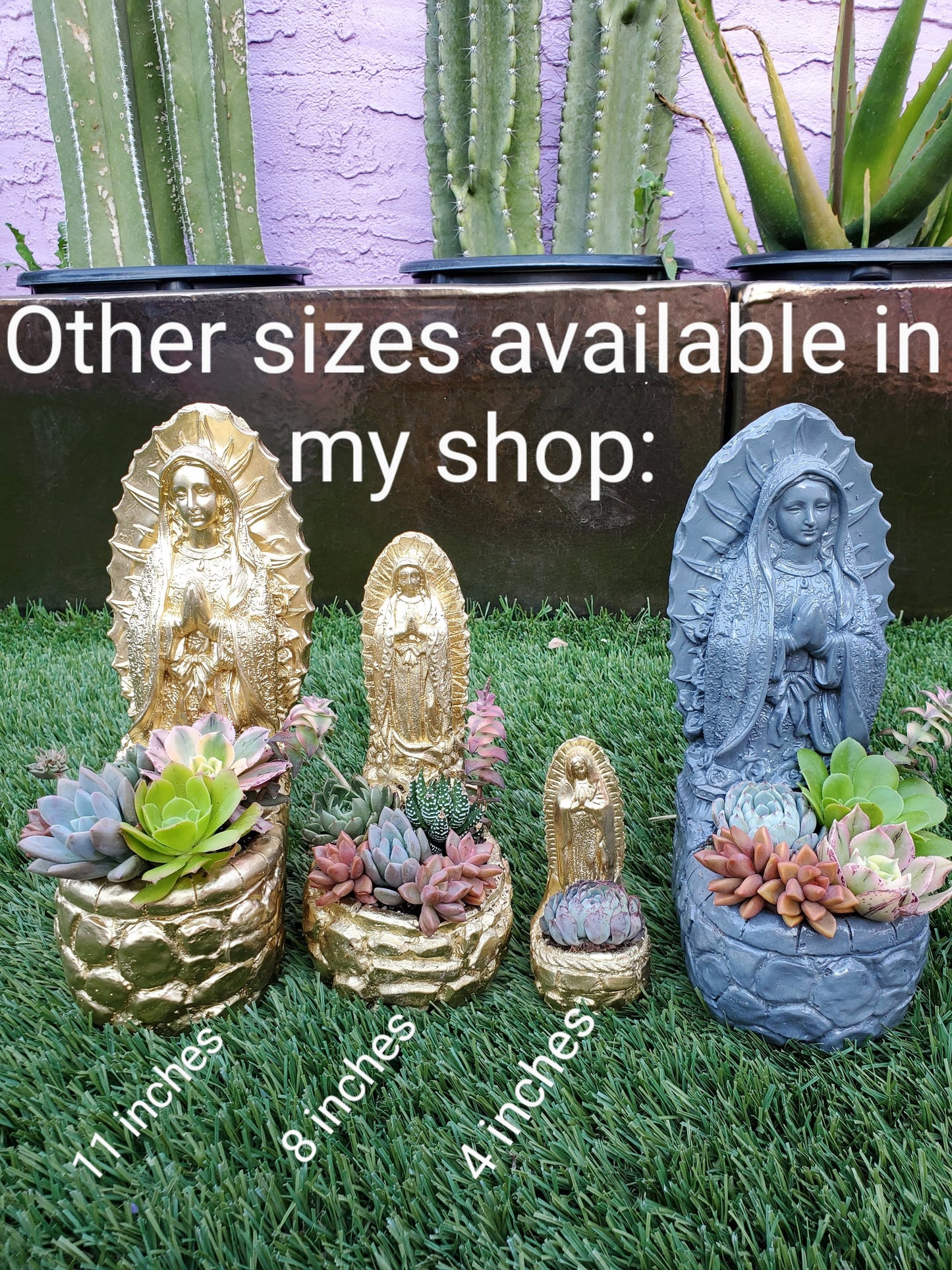 11 inch Virgencita Planter DIY