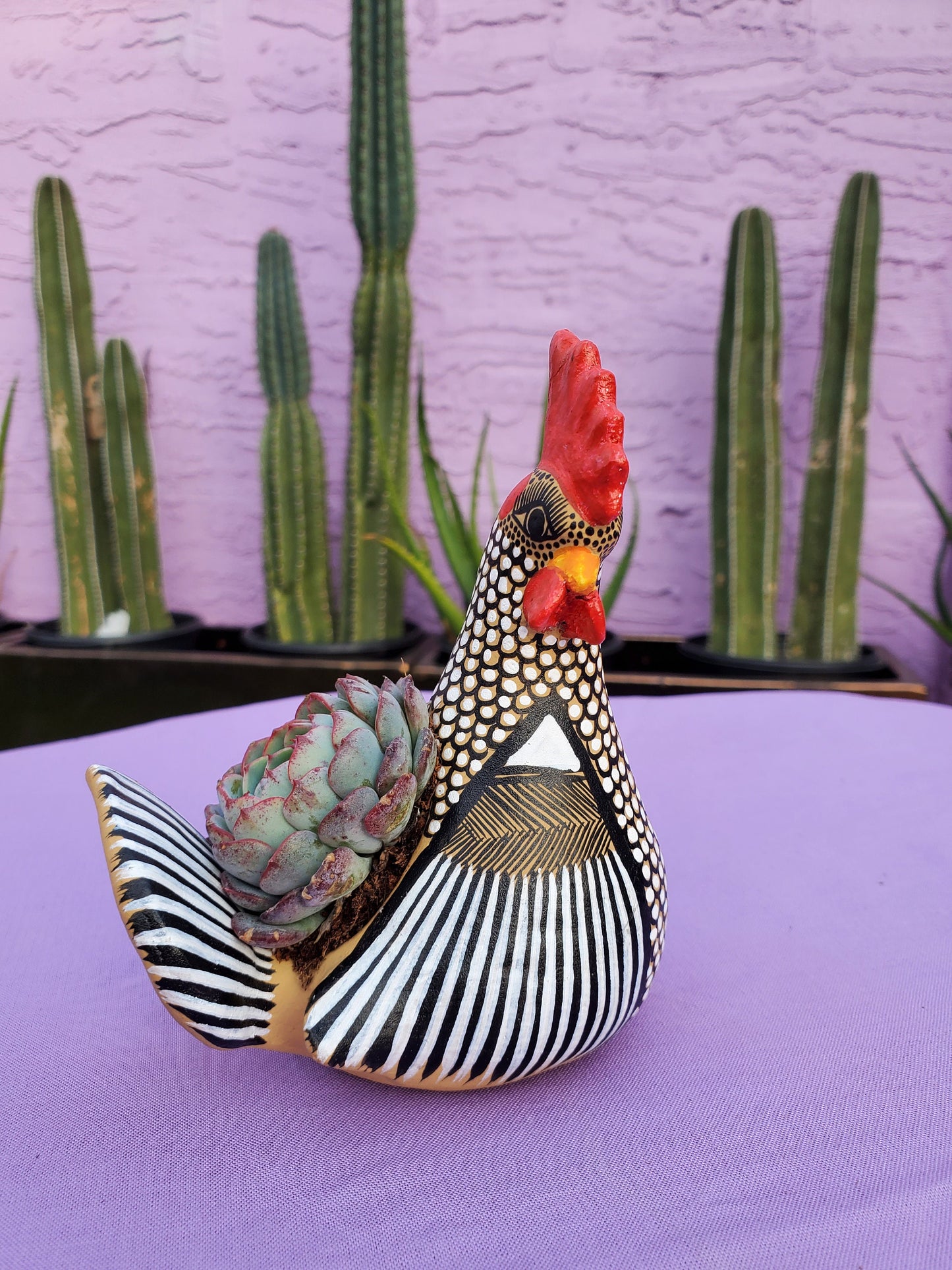 ONE 4 inch Rooster Planter