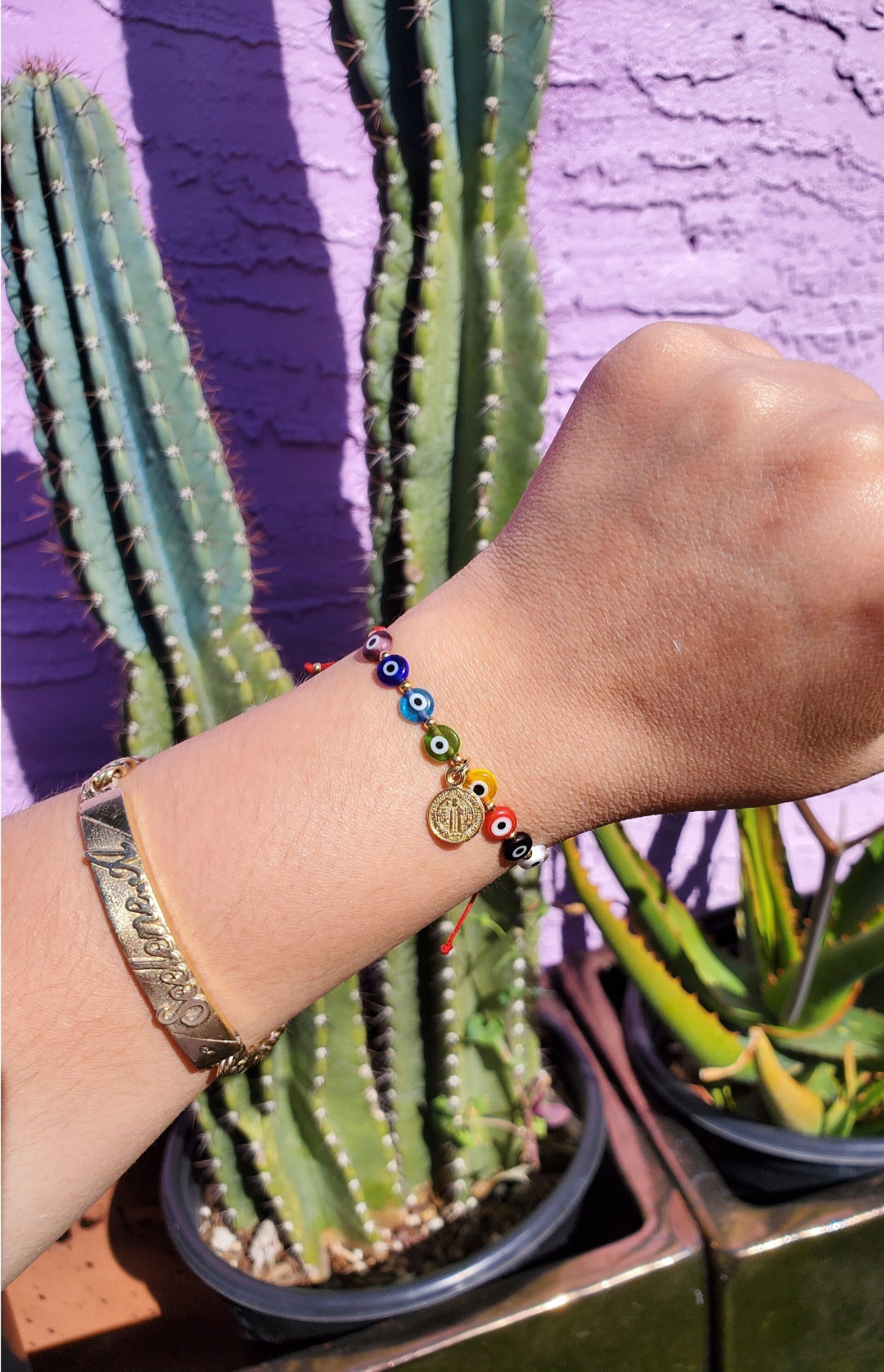 Chakra Evil Eyes Bracelet
