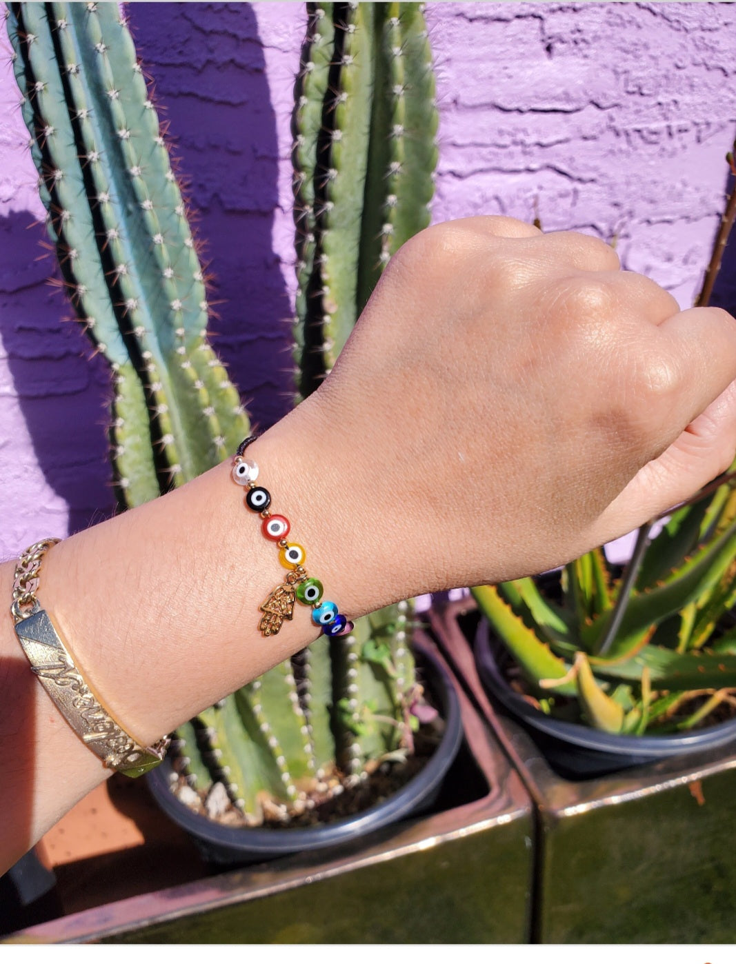 Chakra Evil Eyes Bracelet