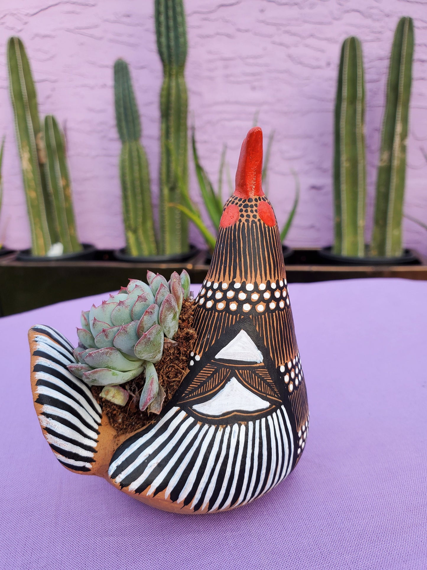 ONE 4 inch Rooster Planter