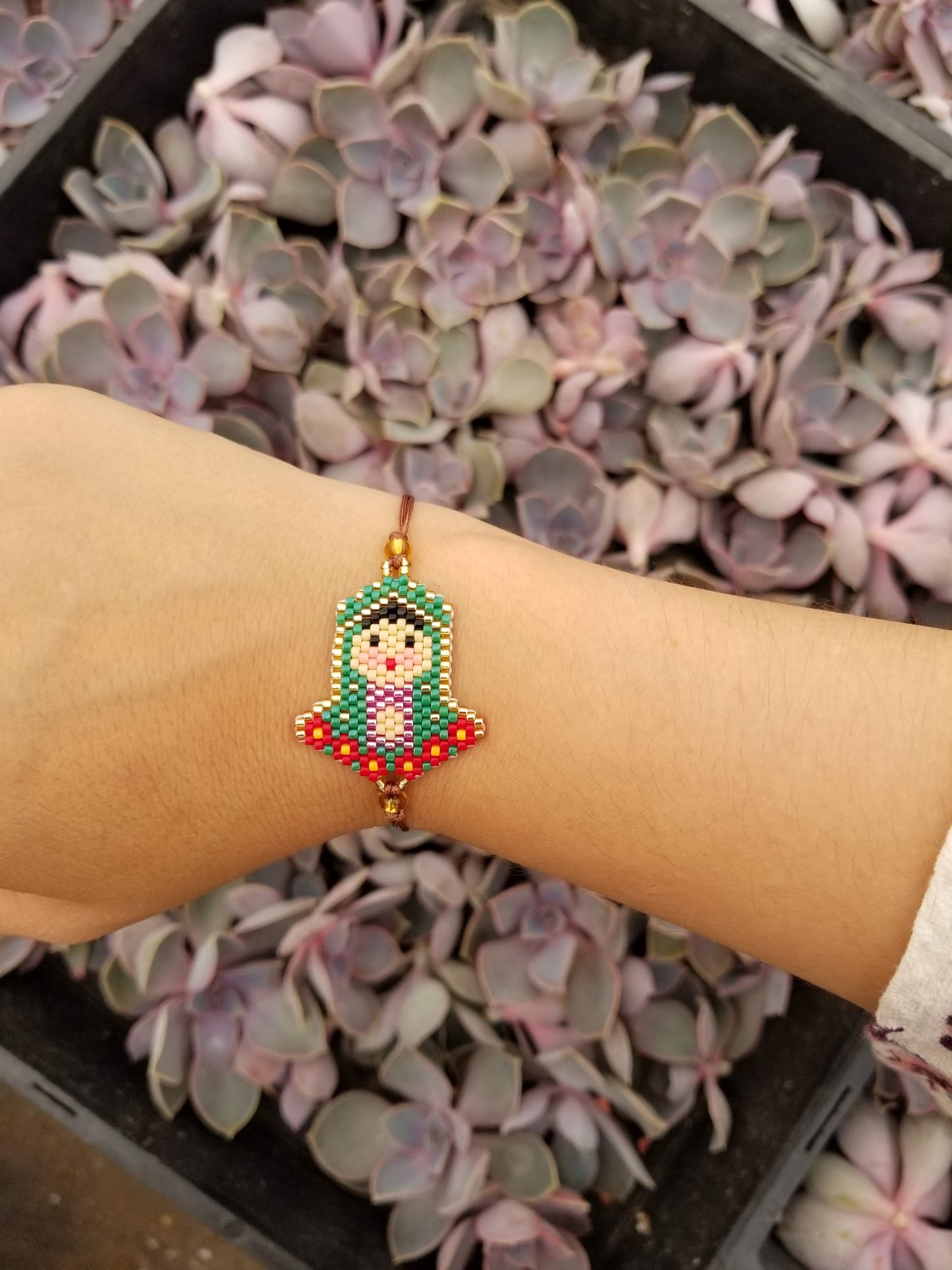 Cute Virgencita Adjustable Bracelet