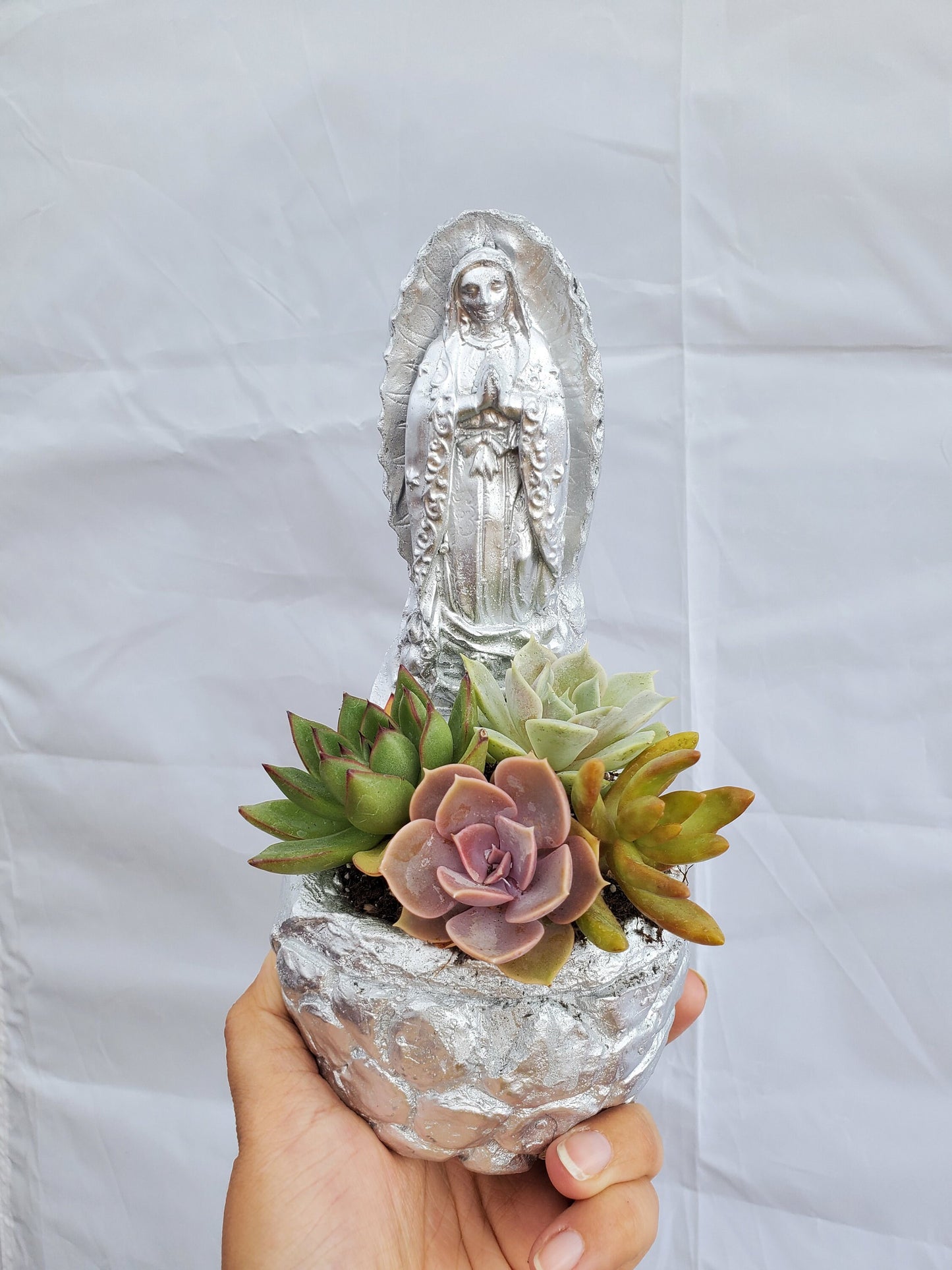 Virgin planter-8 inch Virgencita Planter DIY