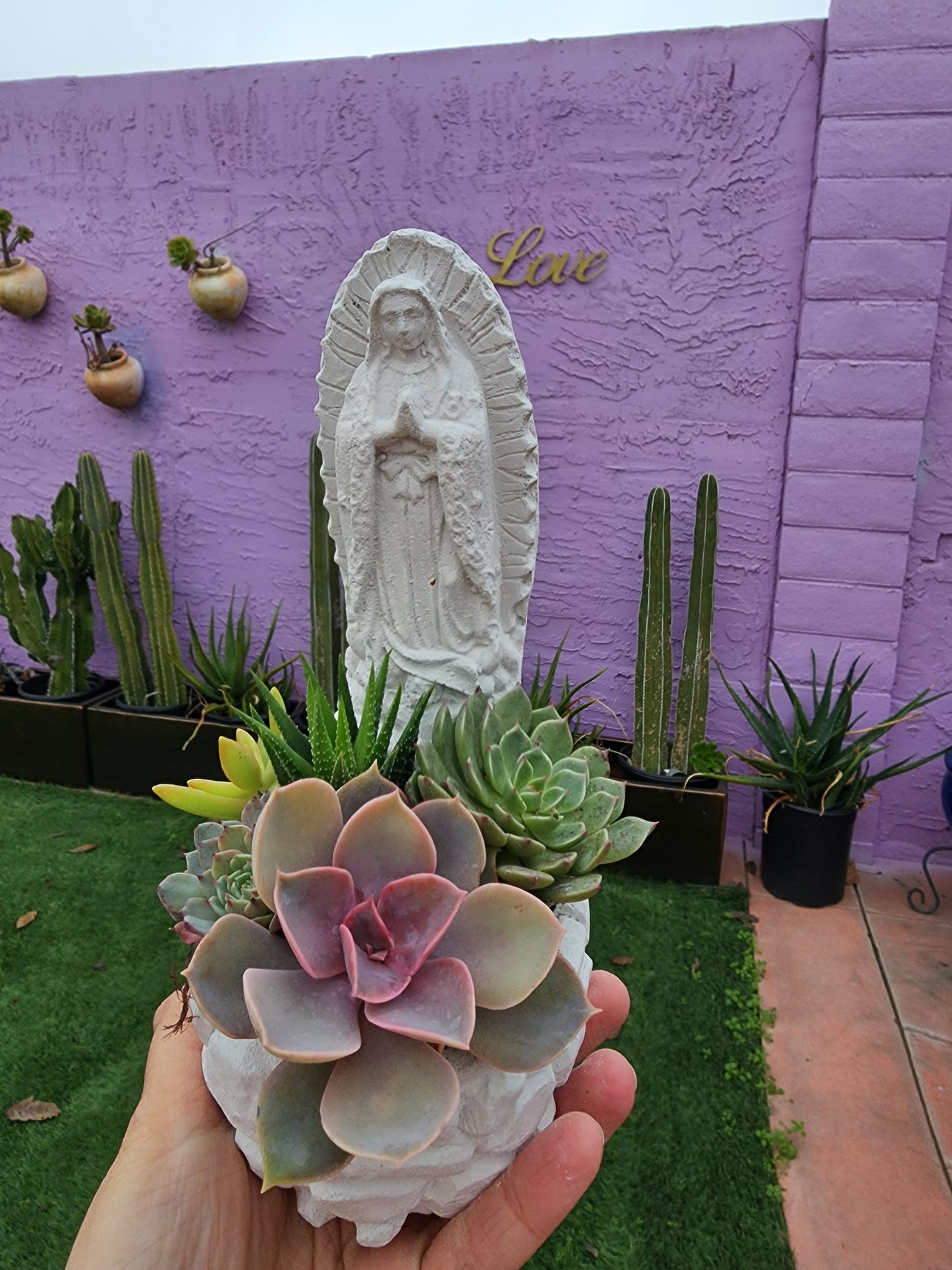 8 inch Virgencita Planter DIY
