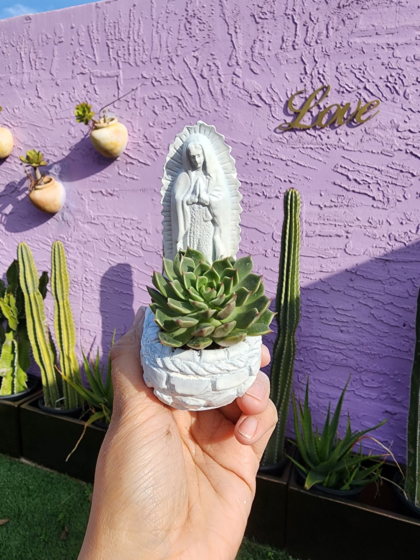 Mini 4 inch Virgencita Planter