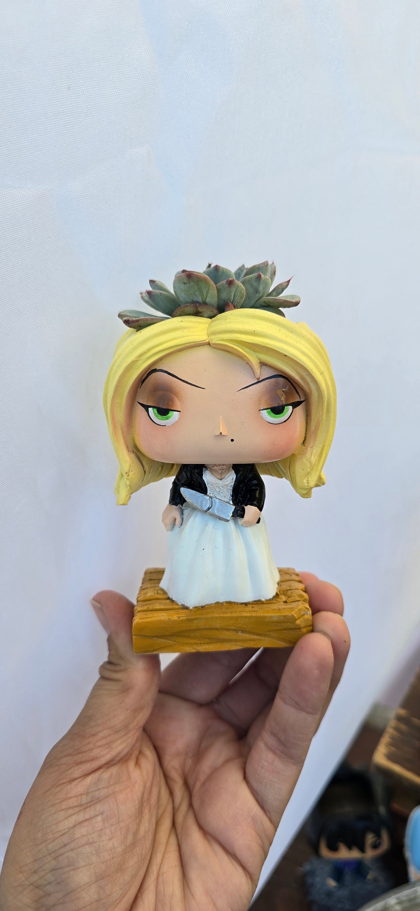 Scary Planters! Jason Chucky Tiffany Coraline Jason Michael Jack Sally  Frankenstein Elizabeth -Funko style DIY PLANTER