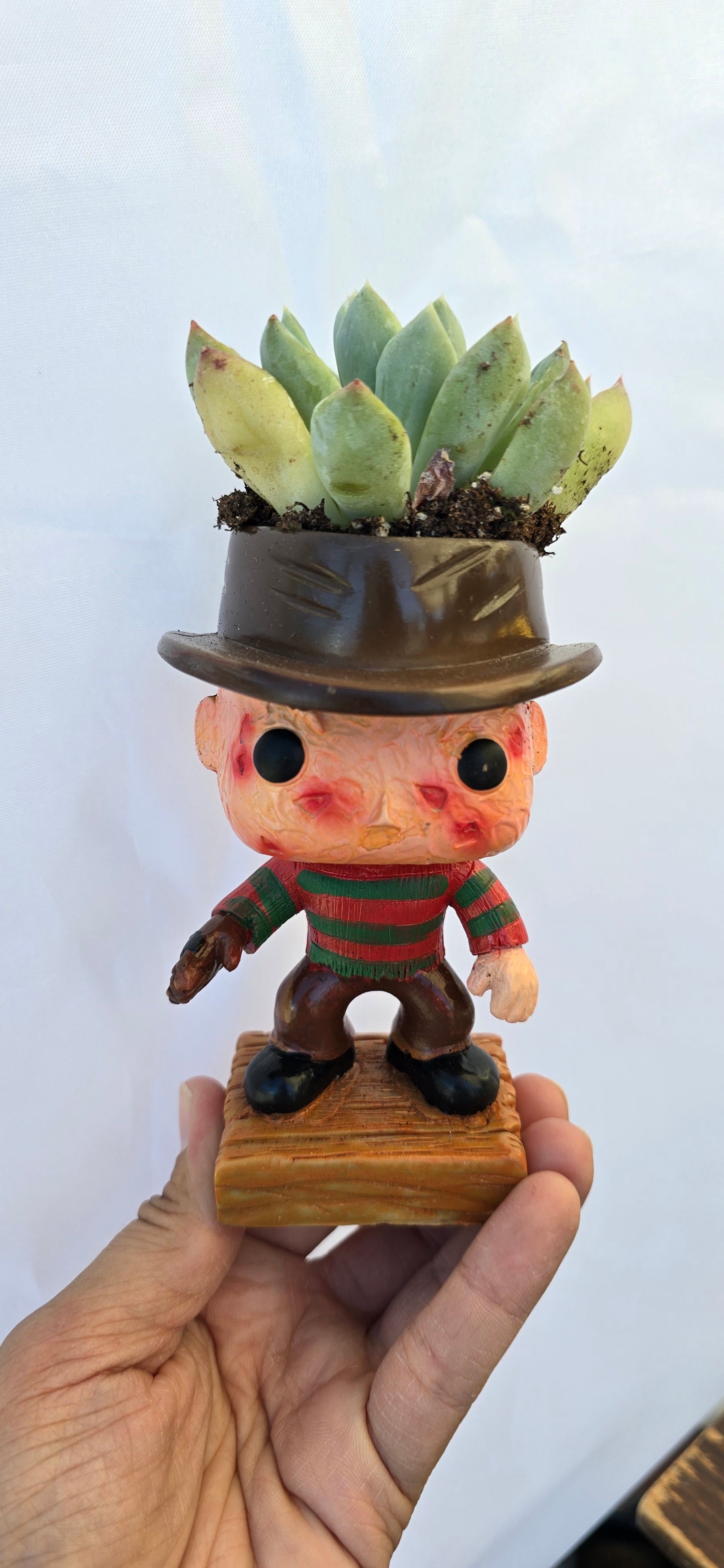 Scary Planters! Jason Chucky Tiffany Coraline Jason Michael Jack Sally  Frankenstein Elizabeth -Funko style DIY PLANTER