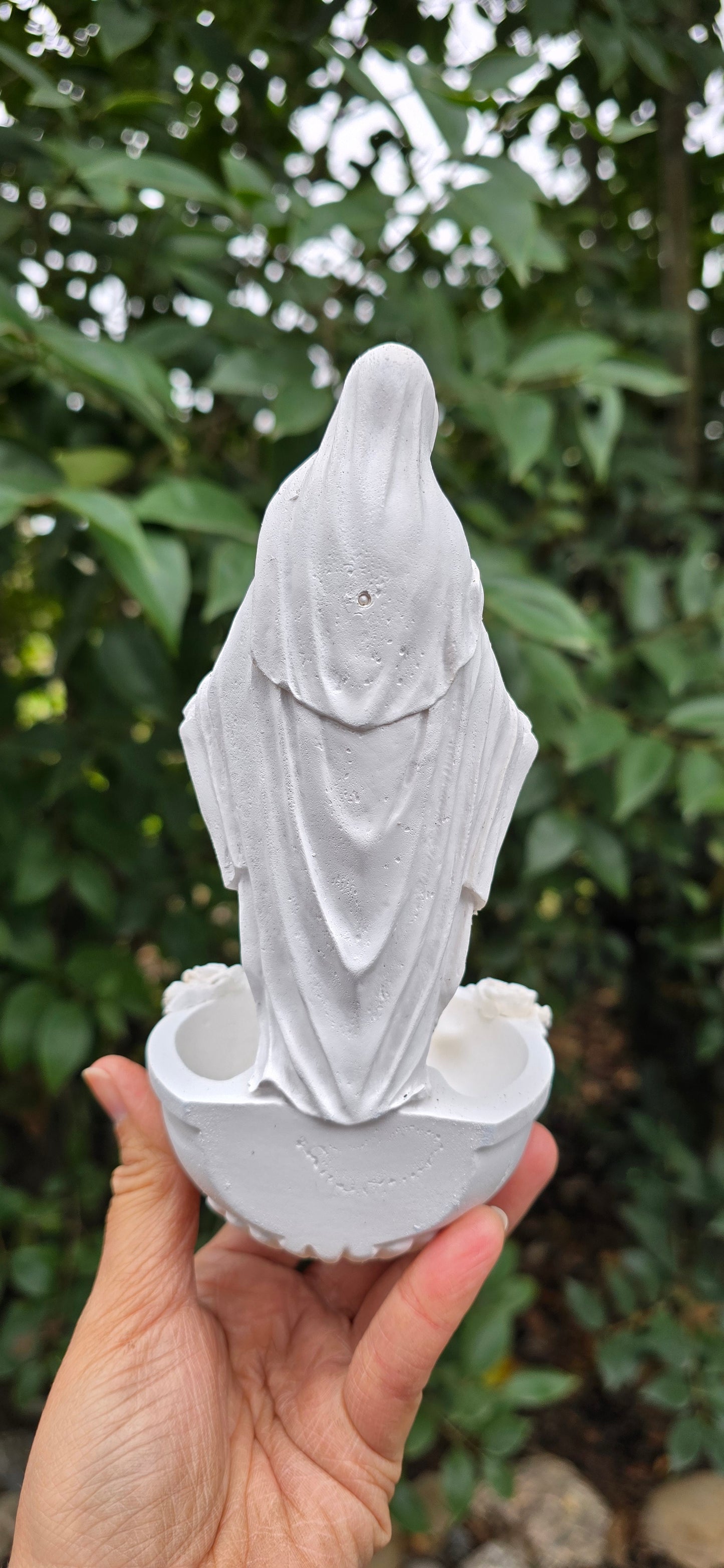 Virgin Mary Statue Planter
