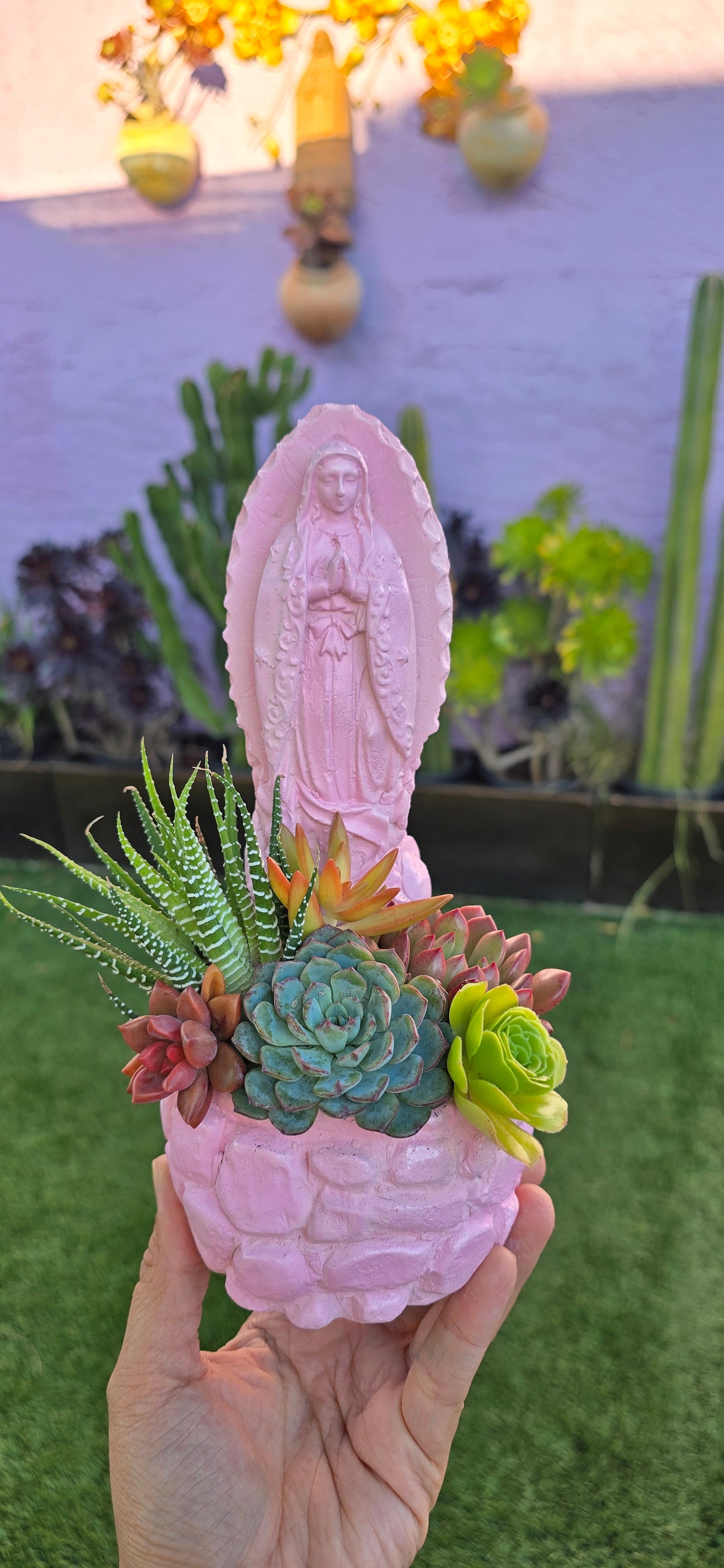 Virgin planter-8 inch Virgencita Planter DIY