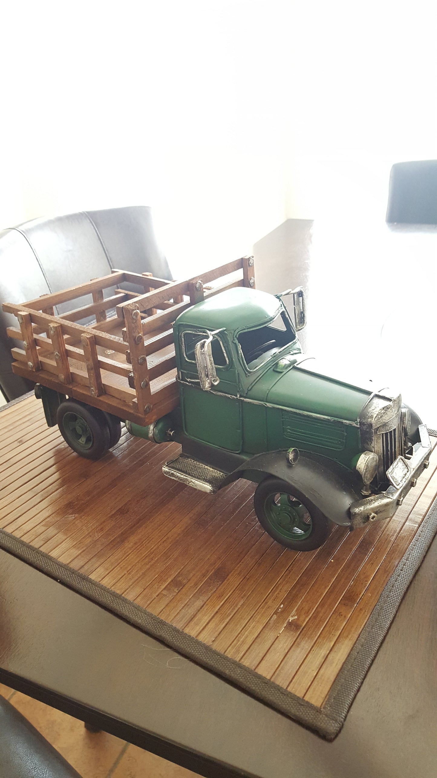Vintage Green Truck DIY PLANTER