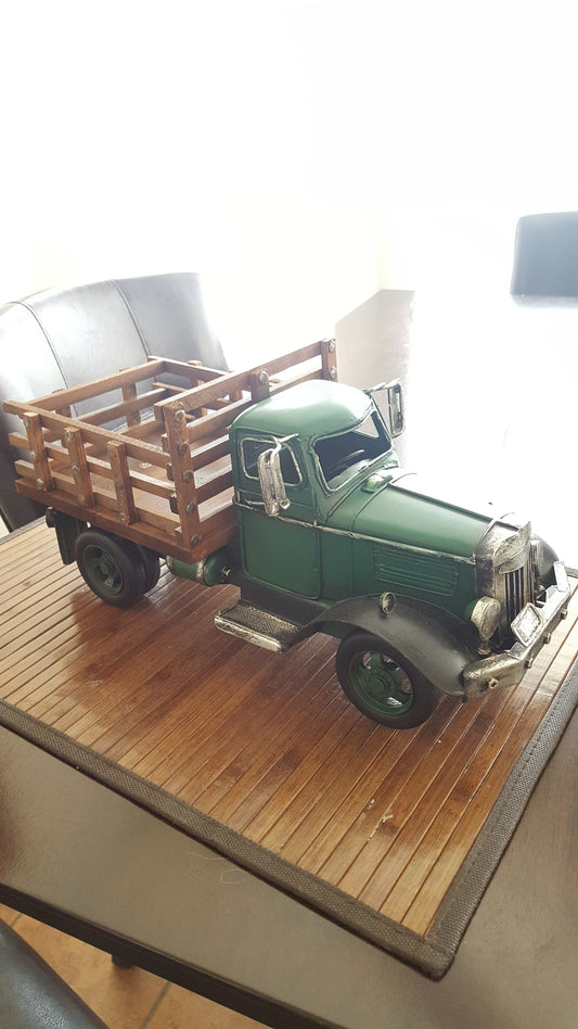 Vintage Green Truck DIY PLANTER