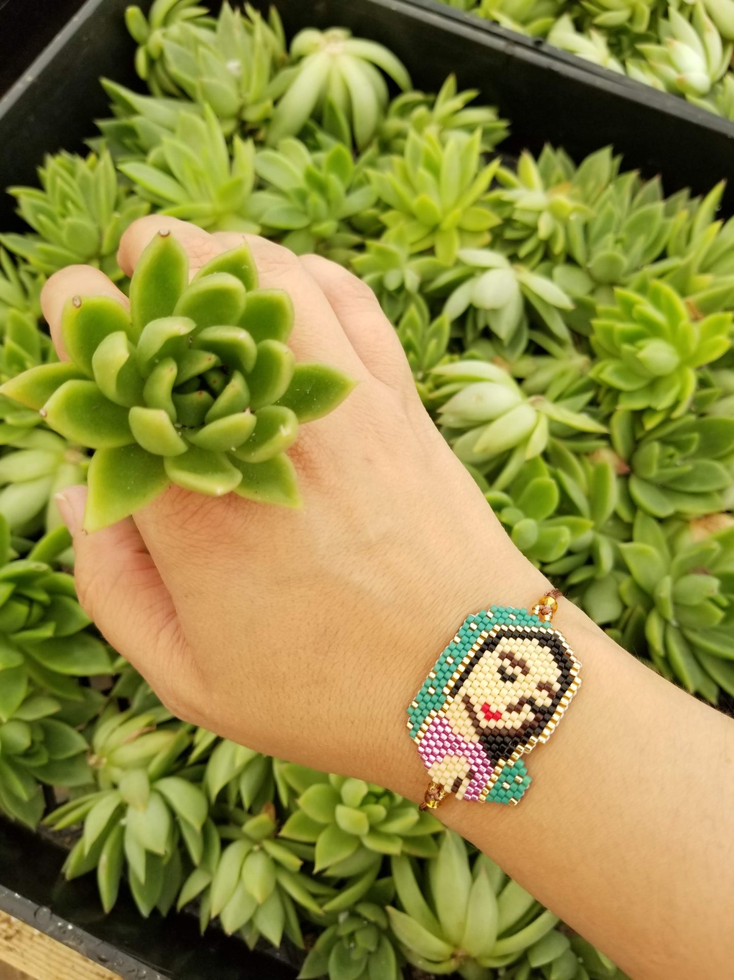 Virgencita Beaded Bracelet