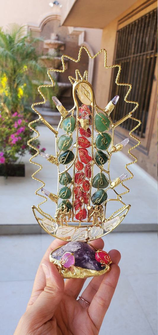 Crystal Virgins and other Crystal Figures