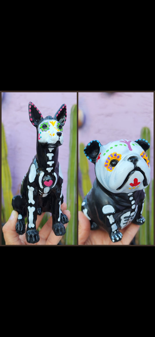 Day of the Dead Doggy planter DIY