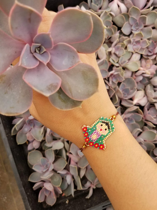 Cute Virgencita Adjustable Bracelet