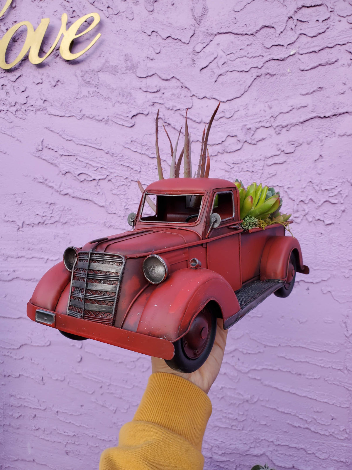 Red Truck DIY planter
