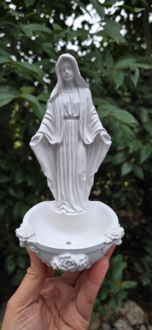 Virgin Mary Statue Planter