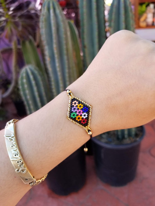 Colorful Waterproof Glass bead bracelets!
