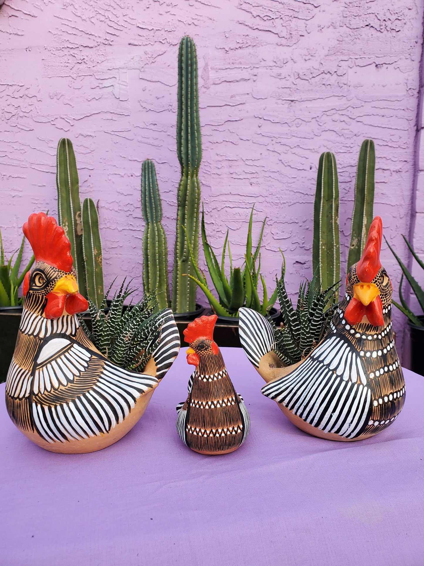 Rooster/Chicken Planter 8 inch OR  11 inches