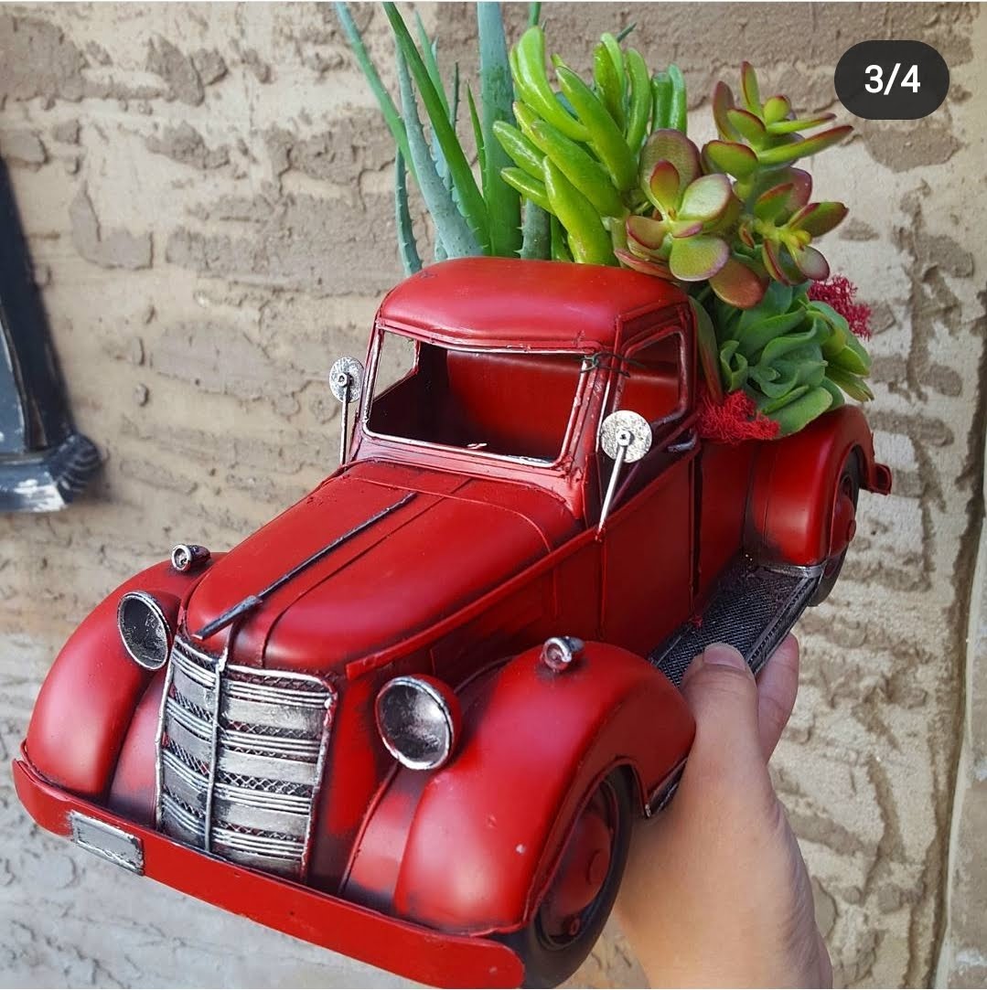 Red Truck DIY planter