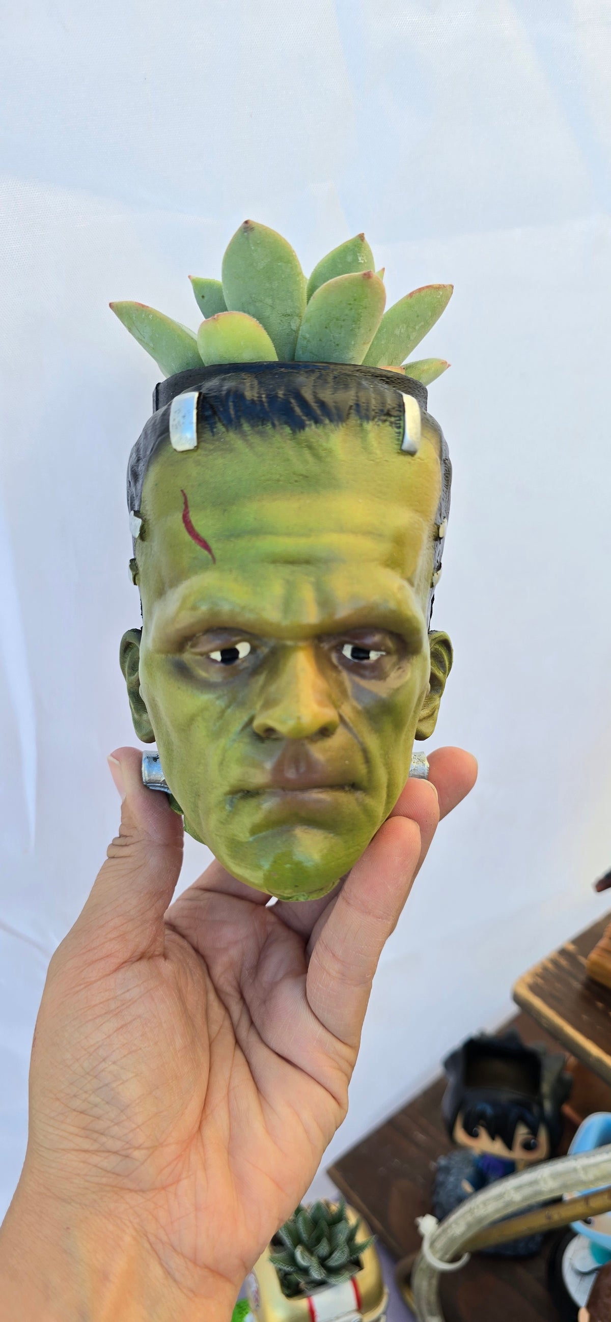 Scary Planters! Jason Chucky Tiffany Coraline Jason Michael Jack Sally  Frankenstein Elizabeth -Funko style DIY PLANTER